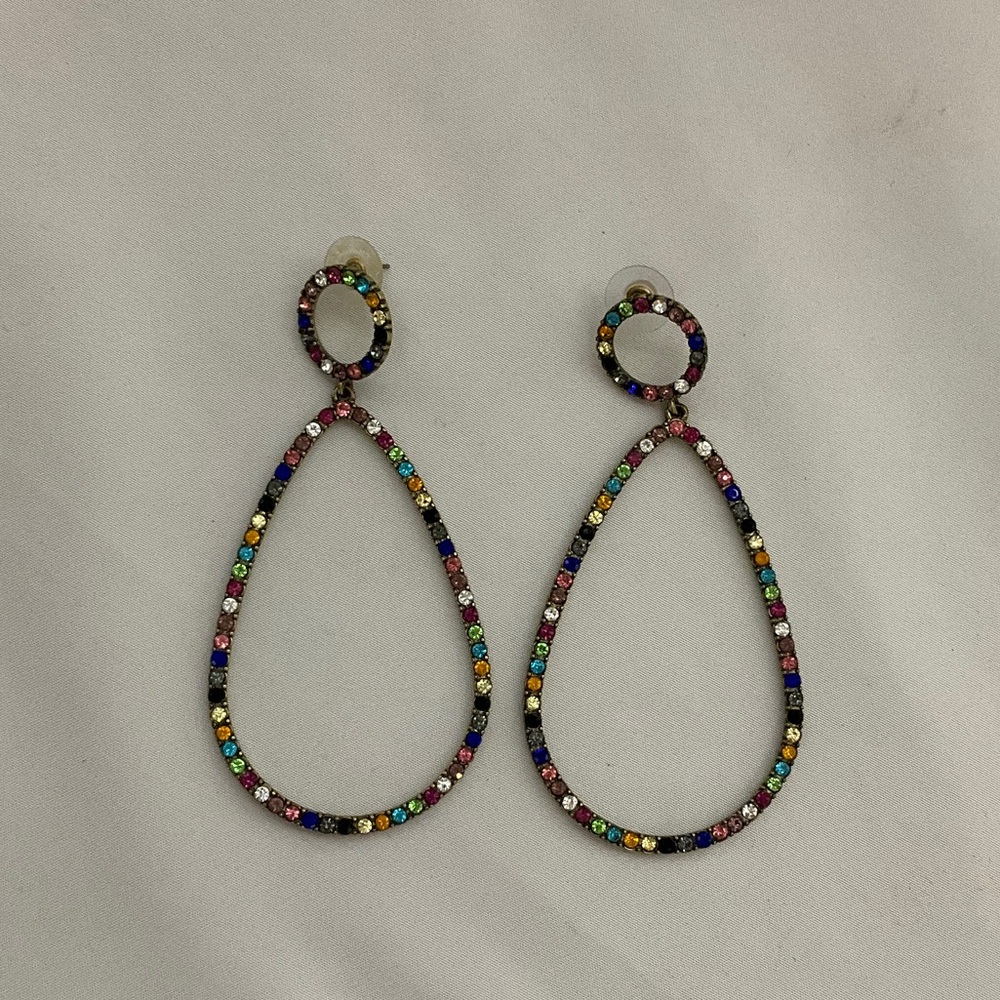 Multicolor Teardrop Earrings
